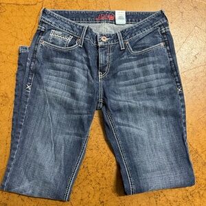Cinch Ada Women's Dark Blue boot cut Jeans. Size 30R